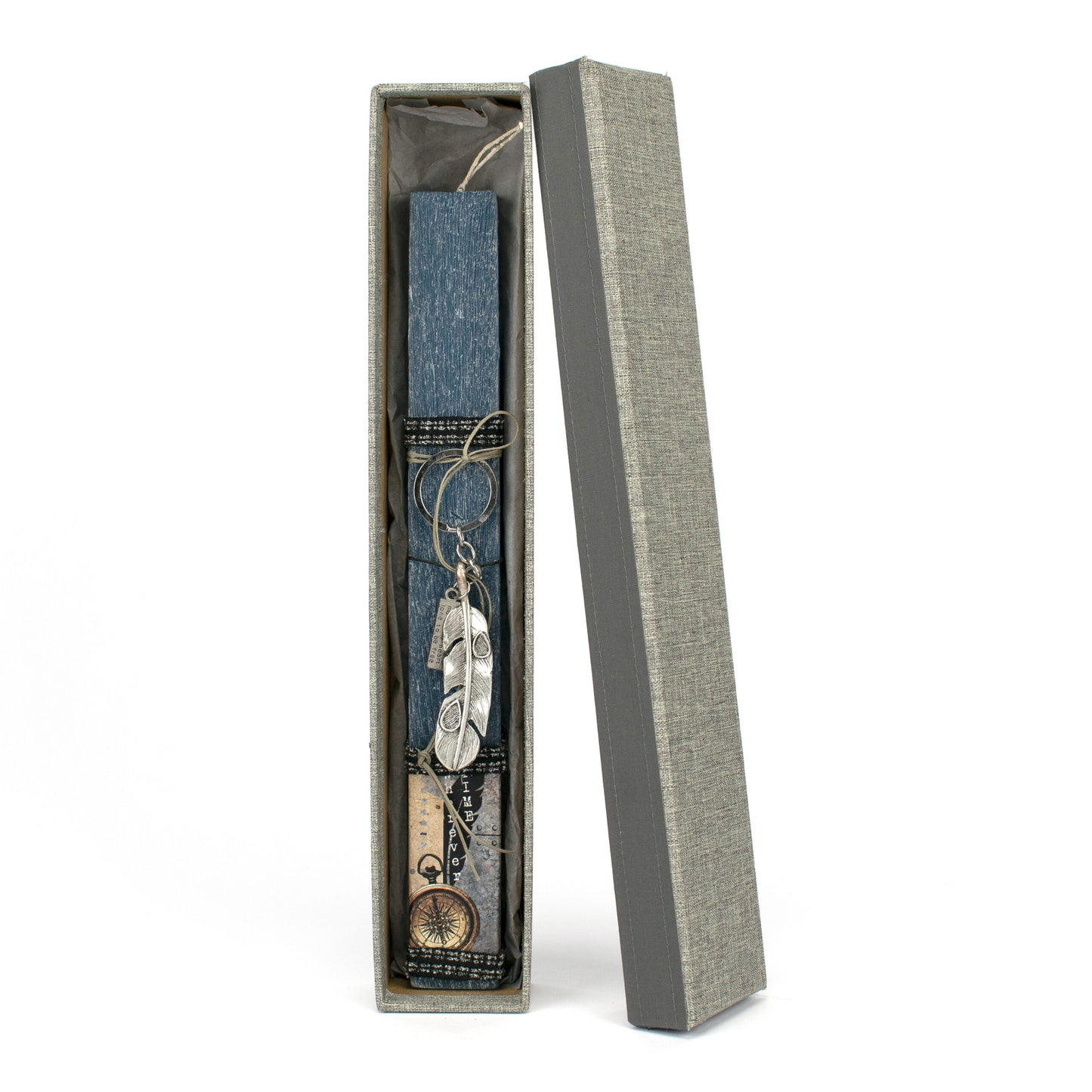 085-λαμπάδα μπρελόκ ρολόι