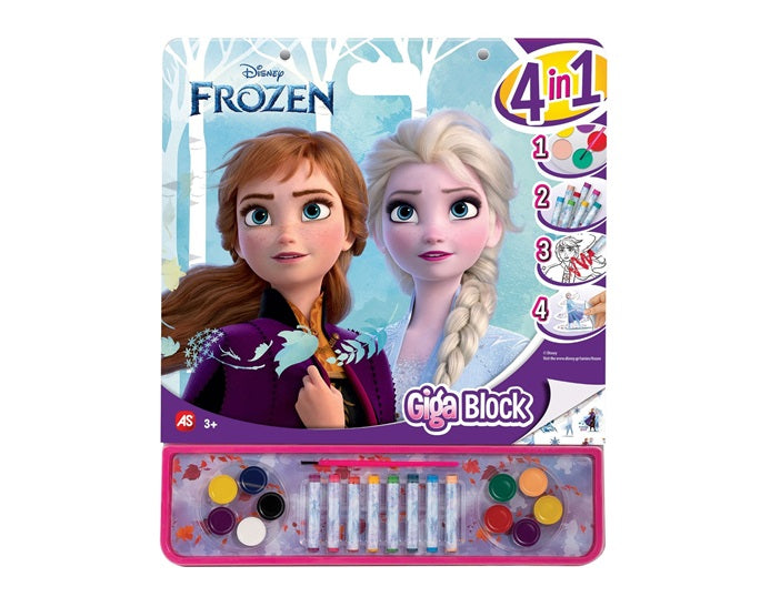 ΣΕΤ ΖΩΓΡΑΦΙΚΗΣ GIGA BLOCK 4 IN 1 FROZEN 1023-62734