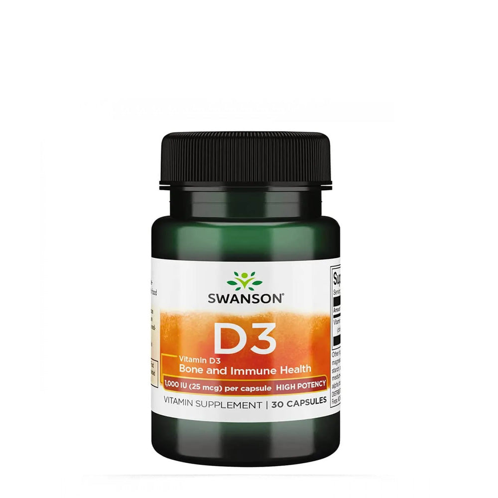 SW1241 Vitamin D3 - 1000IU - 30 Caps
