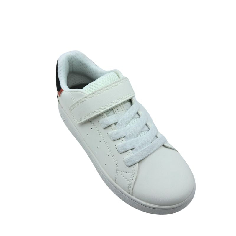 Geox J Eclyper Boy J36LSA 000BC C0006 Sneaker σε συνθετικό δέρμα για αγόρι Λευκό