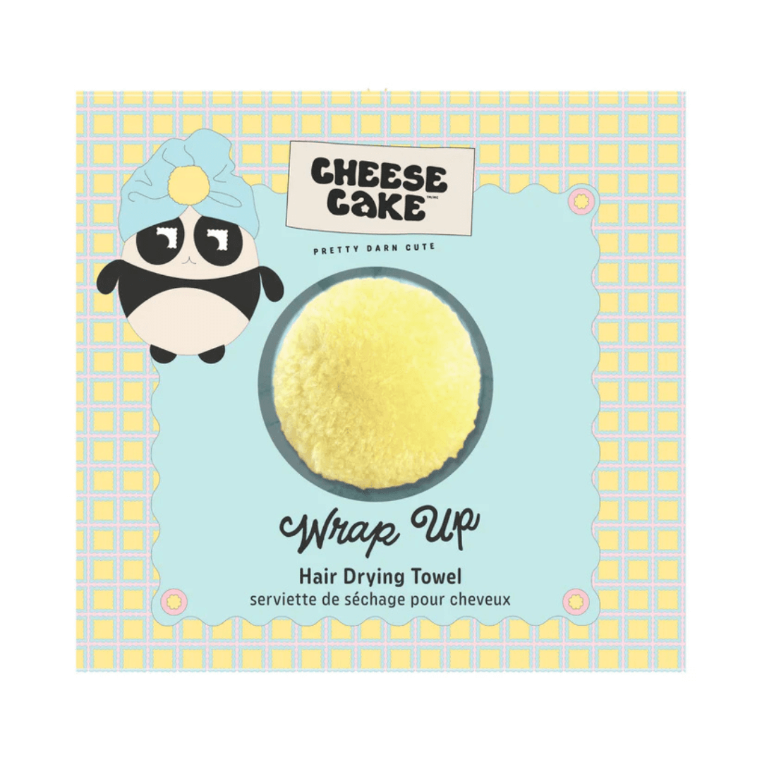 1pc Απορροφητική Πετσέτα-Τυρμπάν Για Στέγνωμα Μαλλιών Με Πομπομ - Γαλάζια | Cheesecake
