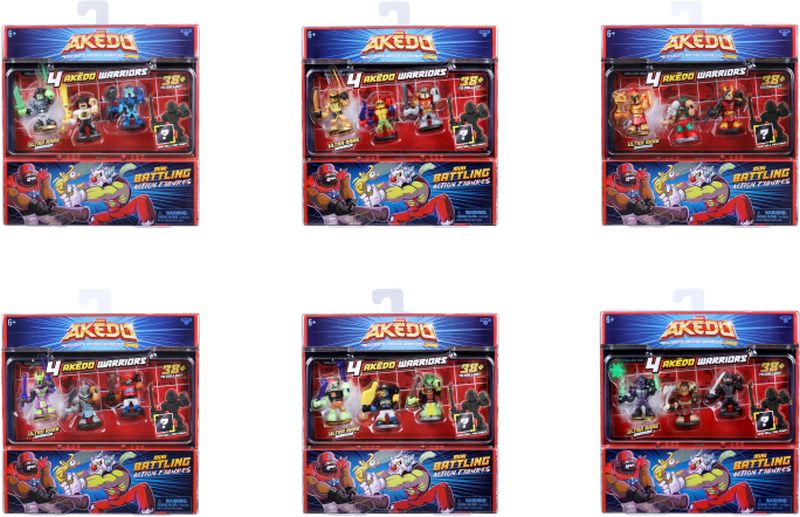 Akedo S1 Fight 4 Pack-6 Σχέδια (AKE04000)