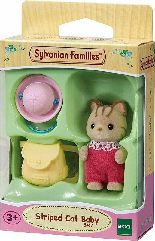 Epoch Toys Παιχνίδι Μινιατούρα Sylvanian Families Striped Cat Baby για 3+ Ετών