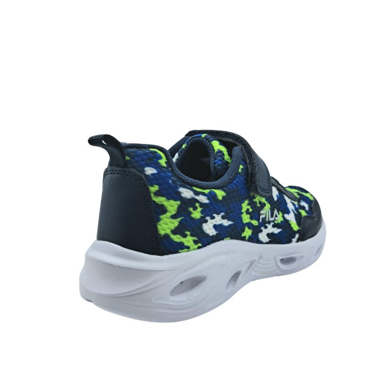 Fila Memory Blink 3 V 3AF51010-233 Αθλητικό με φωτάκια για αγόρι σε συνθετικό υλικό και ύφασμα Μπλε
