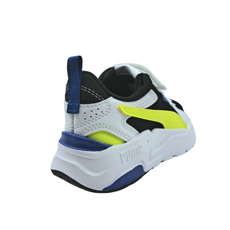Puma Trinity Lite AC+PS 391480 14 Αθλητικό για αγόρι σε συνθετικό δέρμα και ύφασμα Μαύρο-Λευκό Πολύχρωμο