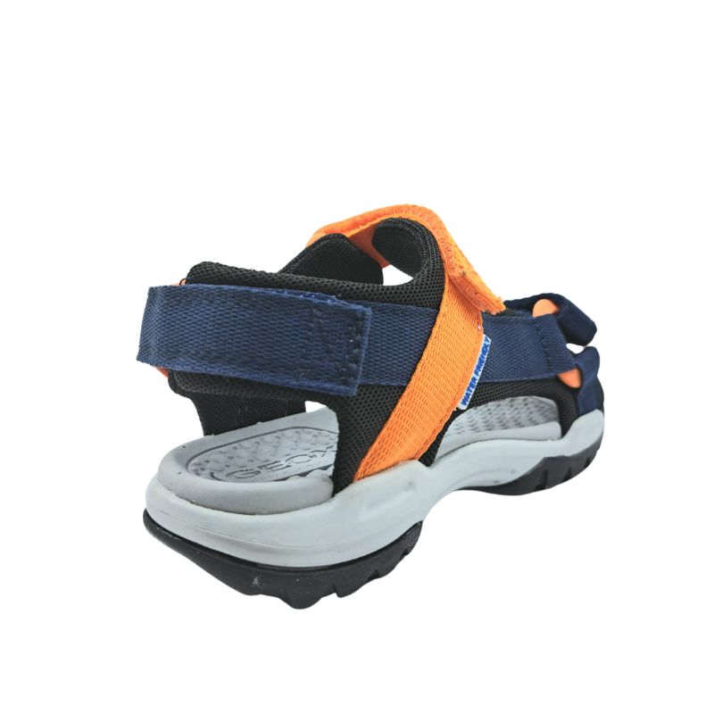 Geox J Borealis Boy J450RE 01411 C0659 Πέδιλο για αγόρι Πορτοκαλί- Μπλέ