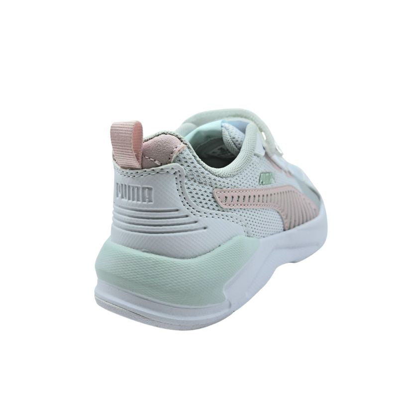 Puma X-Ray 3LT AC+PS 401494 04 Αθλητικό για κορίτσι σε συνθετικό δέρμα και ύφασμα Λευκό-Πολύχρωμο