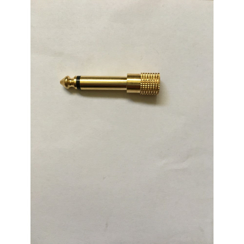 6.3mm MONO ΑΡΣΕΝΙΚΟ - 3.5mm MONO ΘΗΛΥΚΟ ΑΝΤΑΠΤΟΡΑΣ ΕΠΙΧΡΥΣΟ