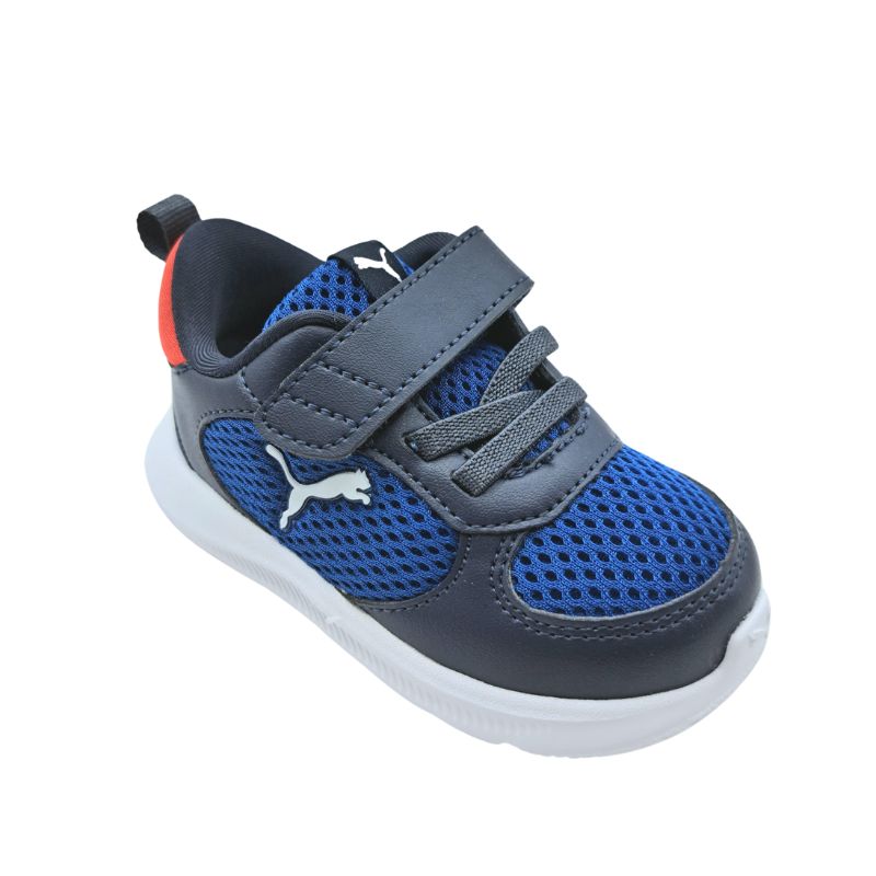 Puma Fun Racer 2 AC+Inf 400581 01 Αθλητικό για αγόρι σε συνθετικό δέρμα και ύφασμα New navy-Λευκό-Clyde Royal