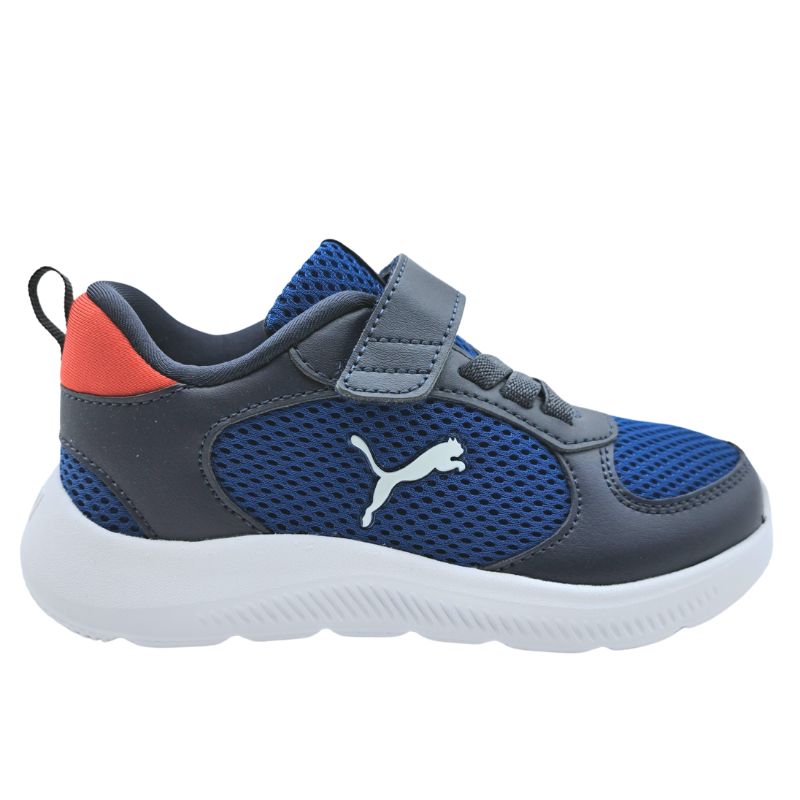 Puma Fun Racer 2 AC+Ps 400580 01 Αθλητικό για αγόρι σε συνθετικό δέρμα και ύφασμα New navy-Λευκό-Clyde Royal