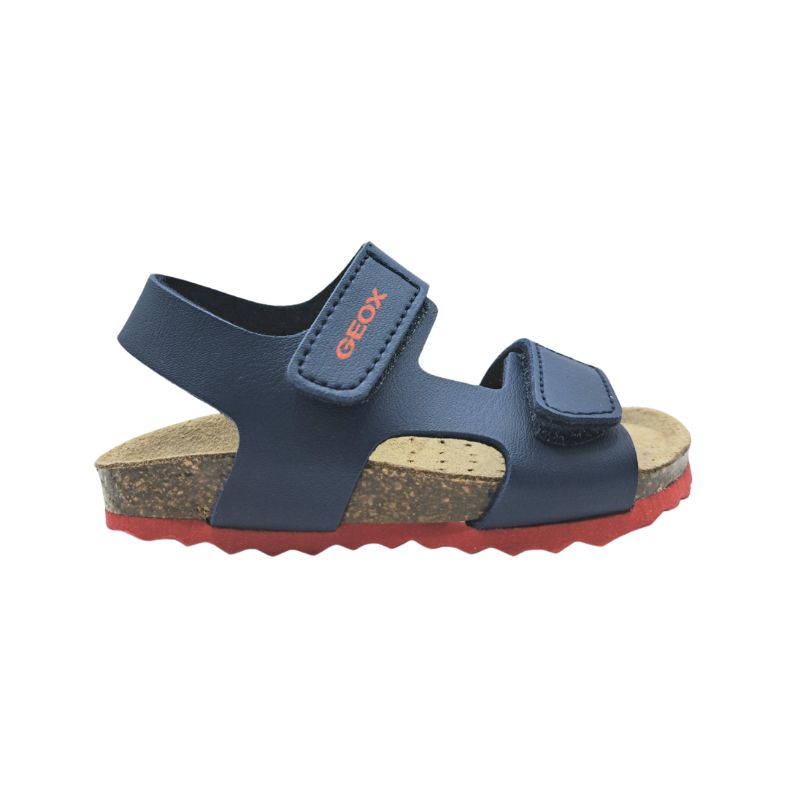 Geox B Sandal Chalki Boy B552QB 000BC C0735A Πέδιλο για αγόρι Navy-Red