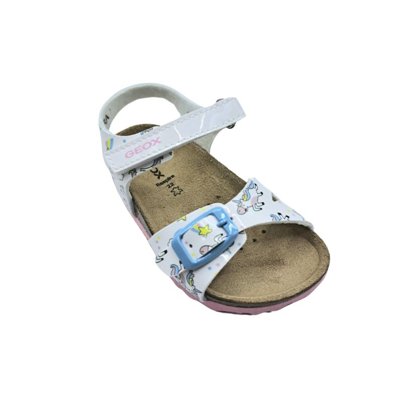 Geox B Sandal Chalki Girl B922RA OFCHH C1000 Πέδιλο για κορίτσι Λευκό
