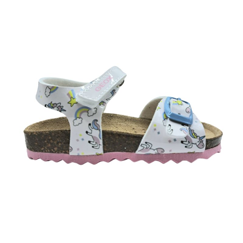 Geox B Sandal Chalki Girl B922RA OFCHH C1000 Πέδιλο για κορίτσι Λευκό