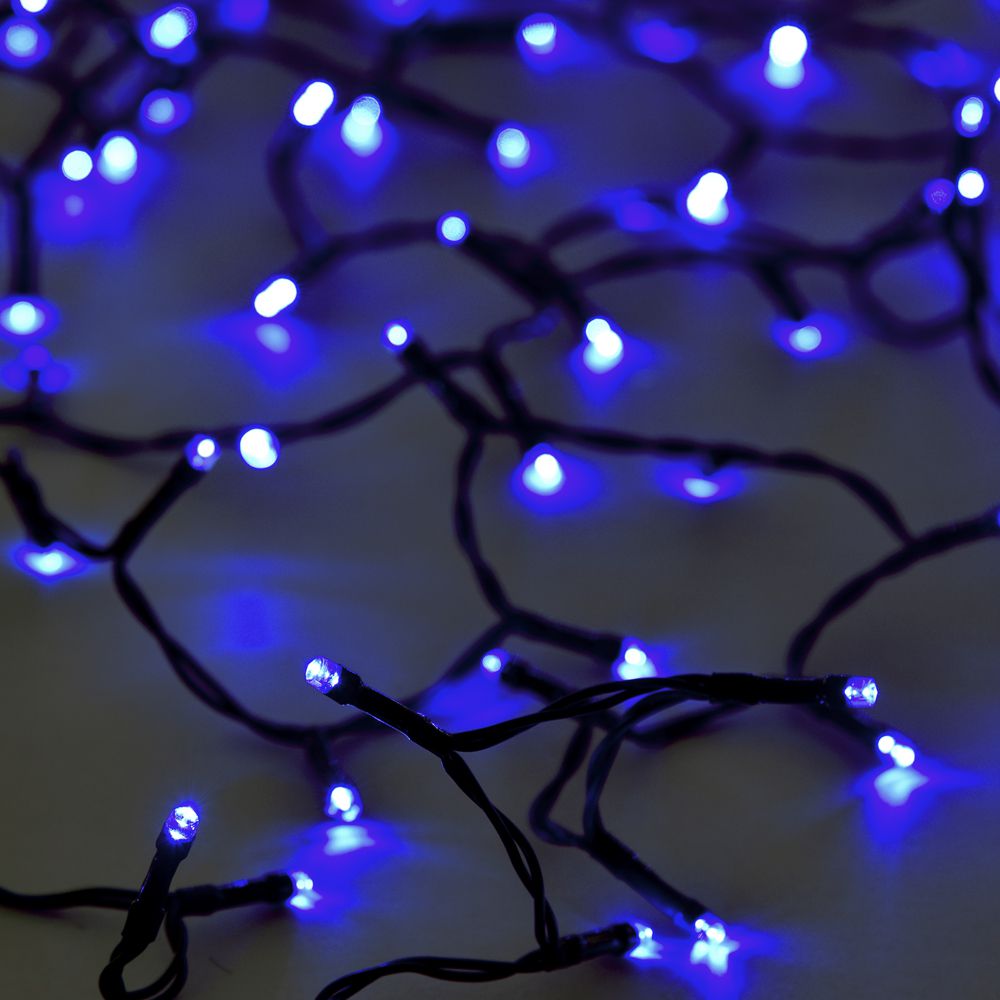 100 Led Πράσινο/Μπλε 8 Προγράμματα 5μ. Εσωτ,./Εξωτ. Χώρου