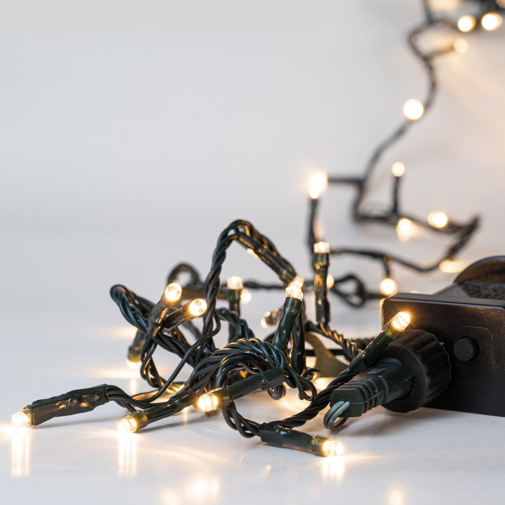 50 Led Πράσινο/Λευκό 8 Προγράμματα 2.5μ. Εσωτ. και Εξωτερικού Χώρου