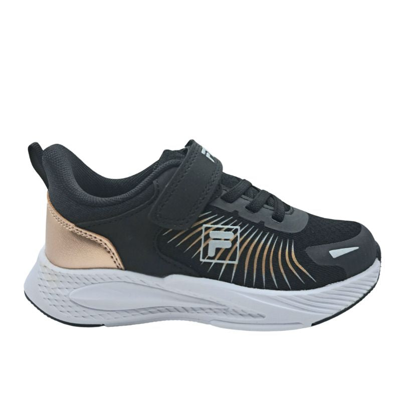 Fila Memory Arrow V 3AF51016-095 Αθλητικό Sneaker για κορίτσι σε συνθετικό δέρμα και ύφασμα Χρυσό-Bronze\Μάυρο