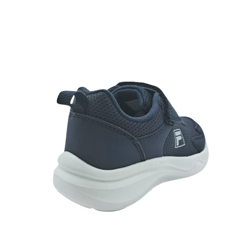 Fila Memory Abel 3V 3AF51018-233 Αθλητικό για αγόρι σε συνθετικό δέρμα και ύφασμα Metallic Silver\Μπλέ