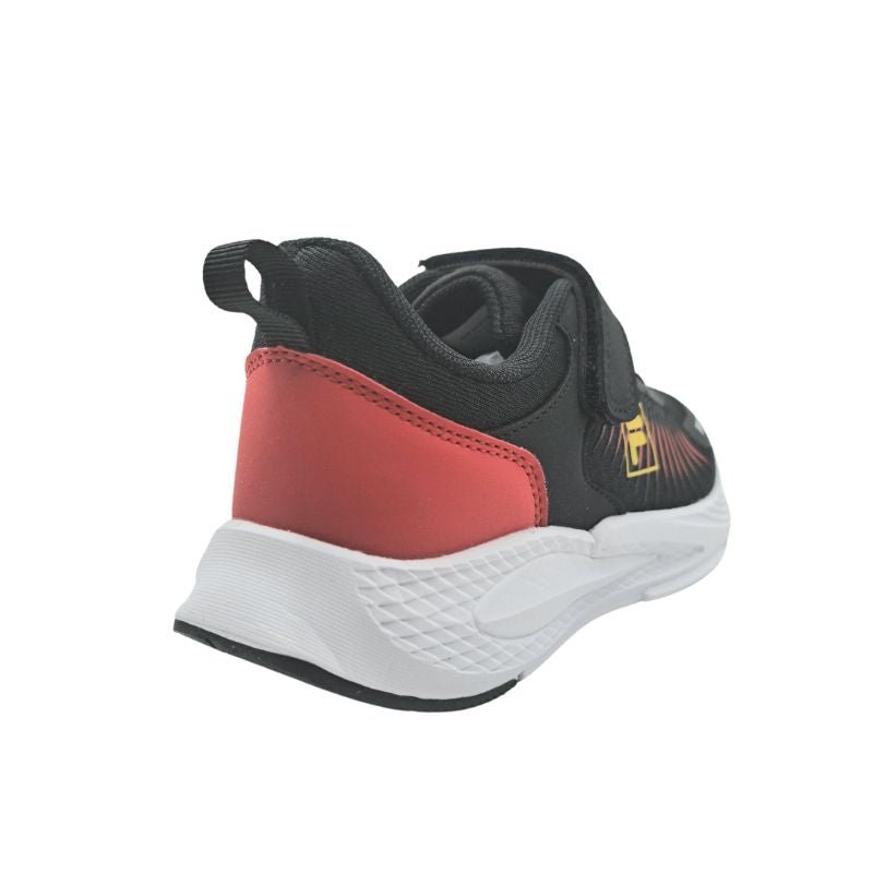 Fila Memory Arrow V 3AF51016-045 Αθλητικό για αγόρι σε συνθετικό δέρμα και ύφασμα Κόκκινο-Μάυρο.