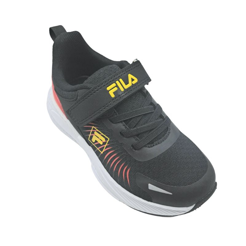 Fila Memory Arrow V 3AF51016-045 Αθλητικό για αγόρι σε συνθετικό δέρμα και ύφασμα Κόκκινο-Μάυρο.