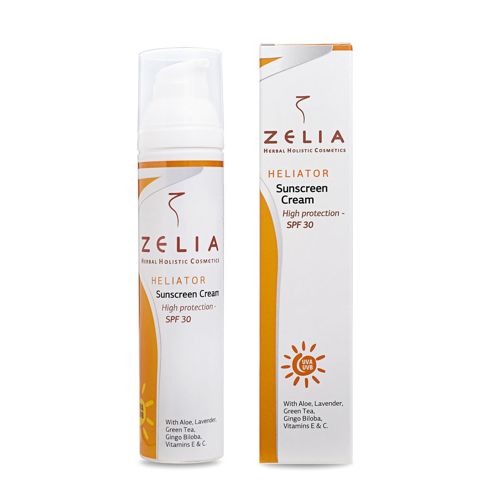 ZЄLIA | Φυτική Αντηλιακή Κρέμα Σώματος SPF 30 HELIATOR - 100ml