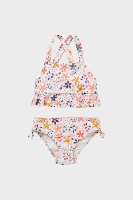 Zippy Kids μαγιό μπικίνι Floral μπεζ