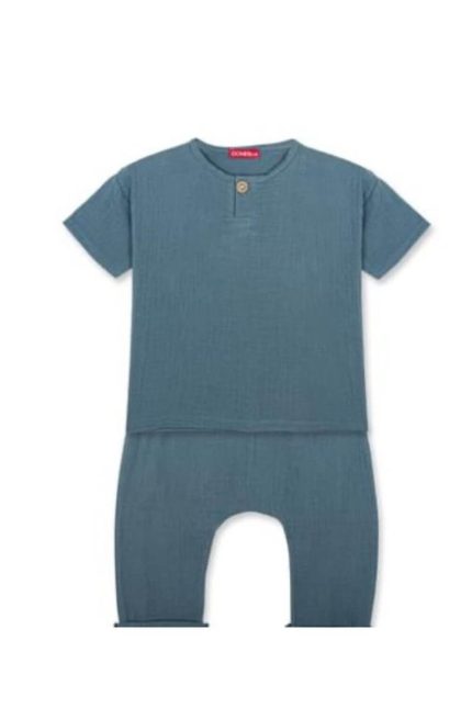 Domer σετ γάζα baby αγόρι μπλε