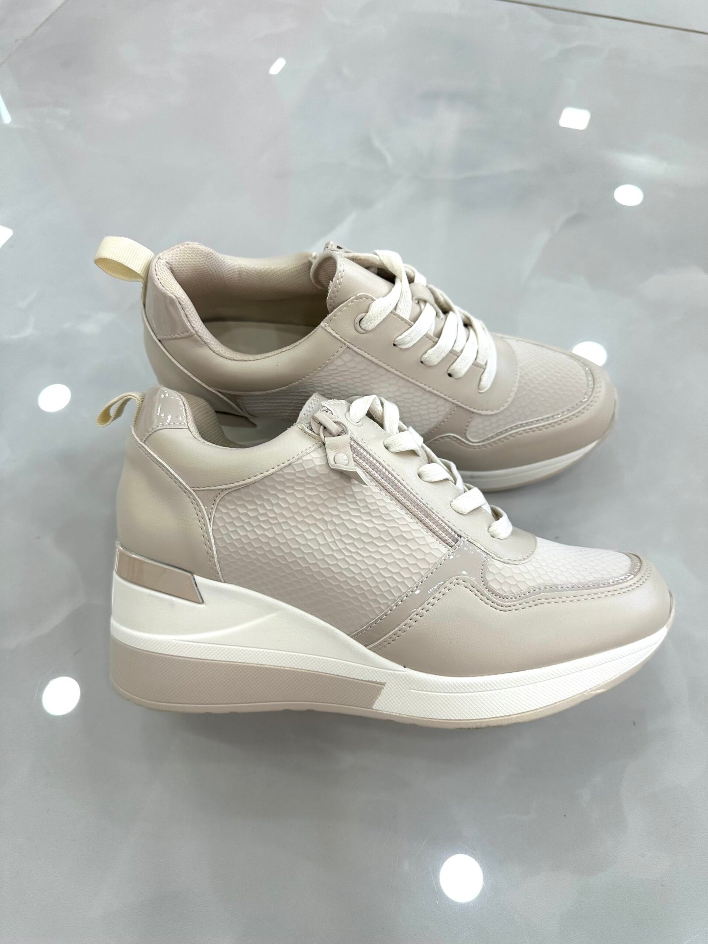 Sneaker Πλατφόρμα Beige