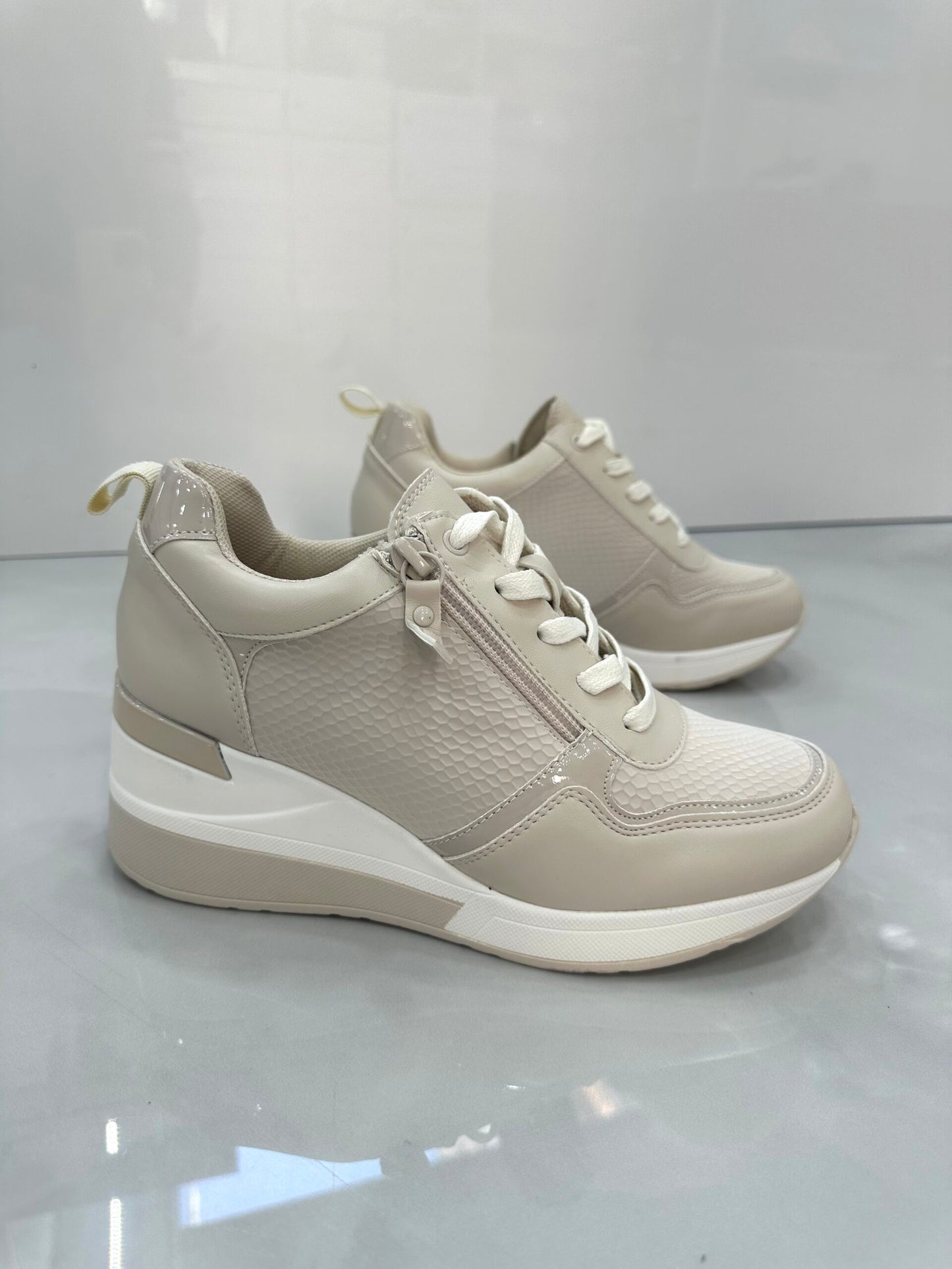 Sneaker Πλατφόρμα Beige