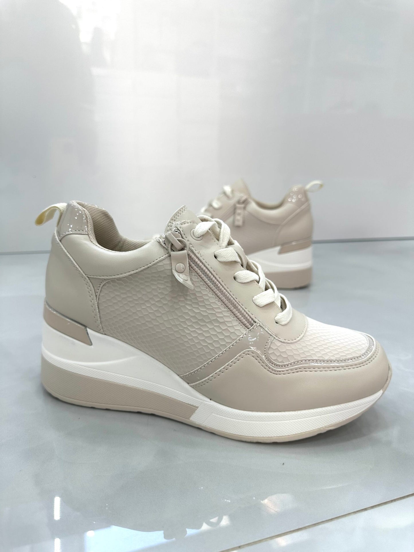 Sneaker Πλατφόρμα Beige