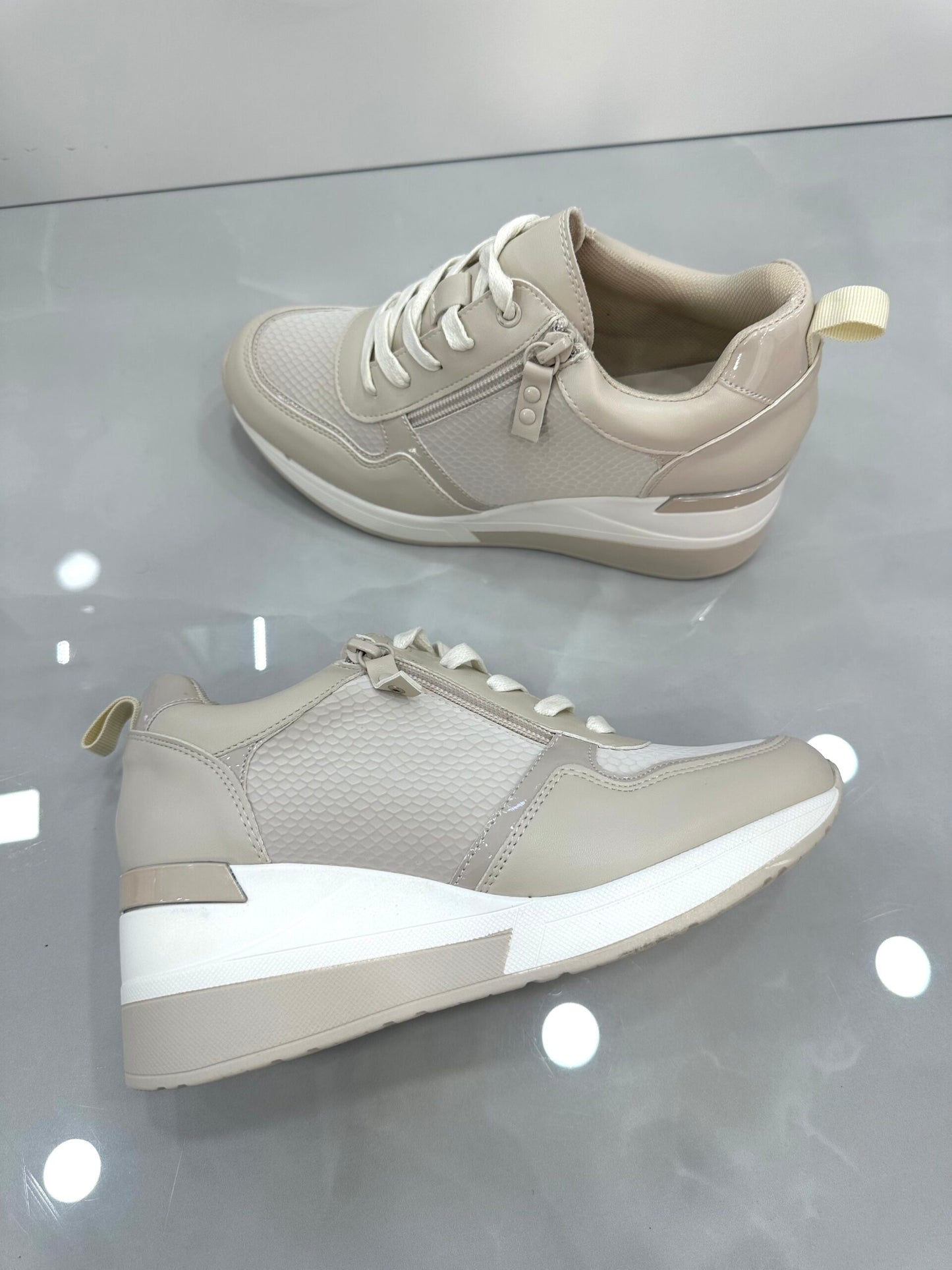 Sneaker Πλατφόρμα Beige