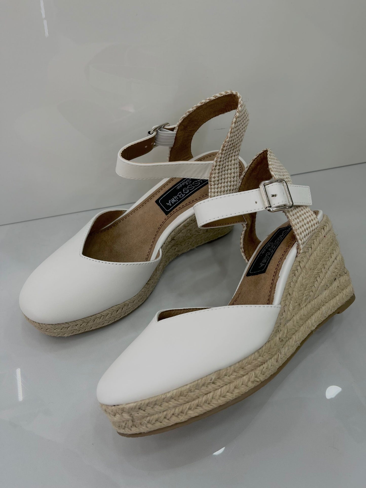 Platform Espadrilles White