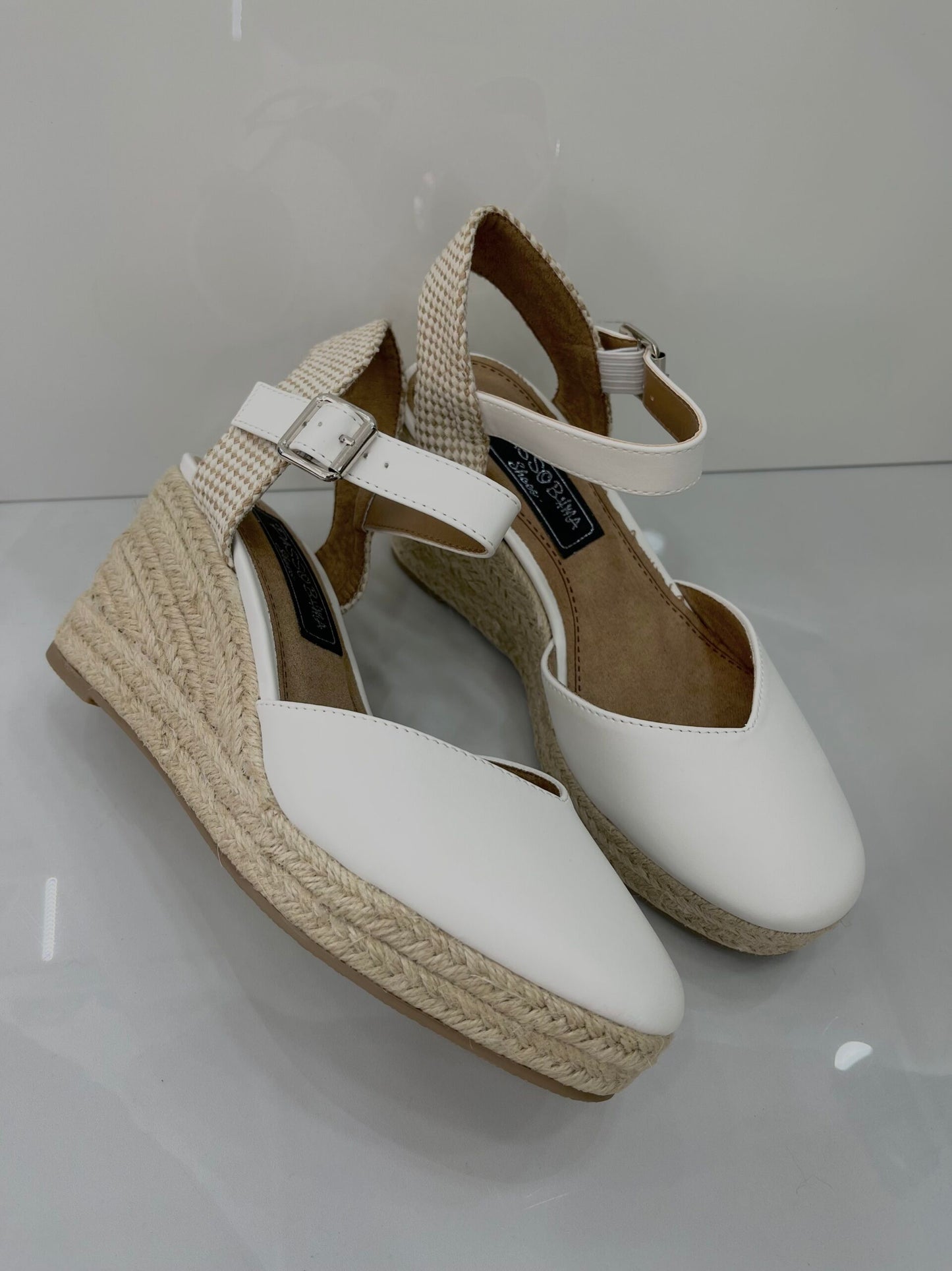 Platform Espadrilles White