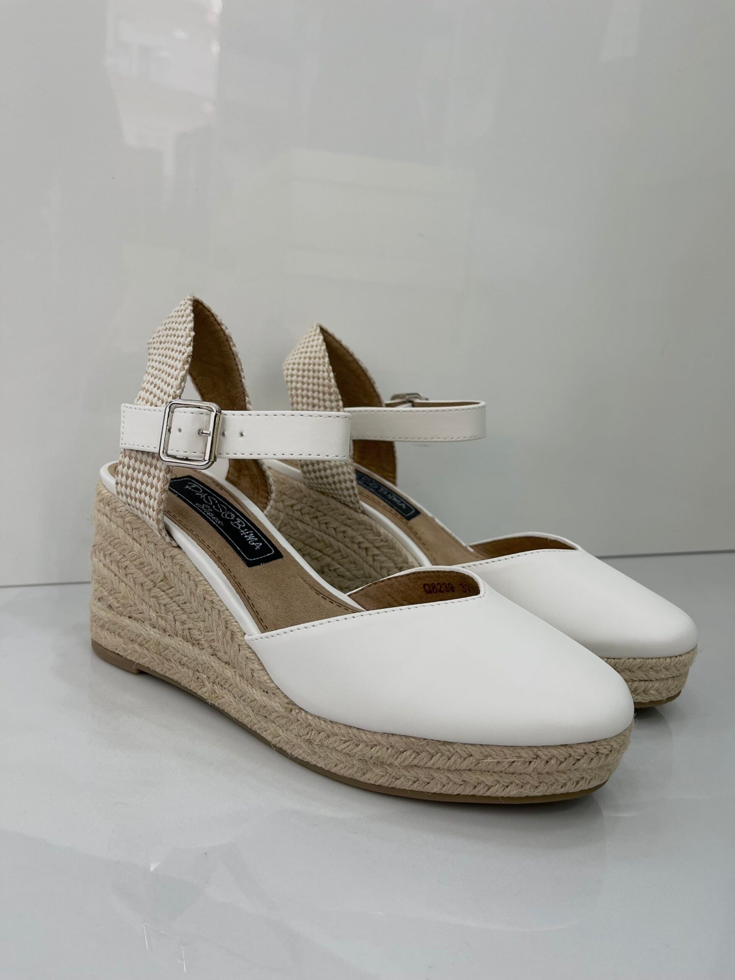 Platform Espadrilles White