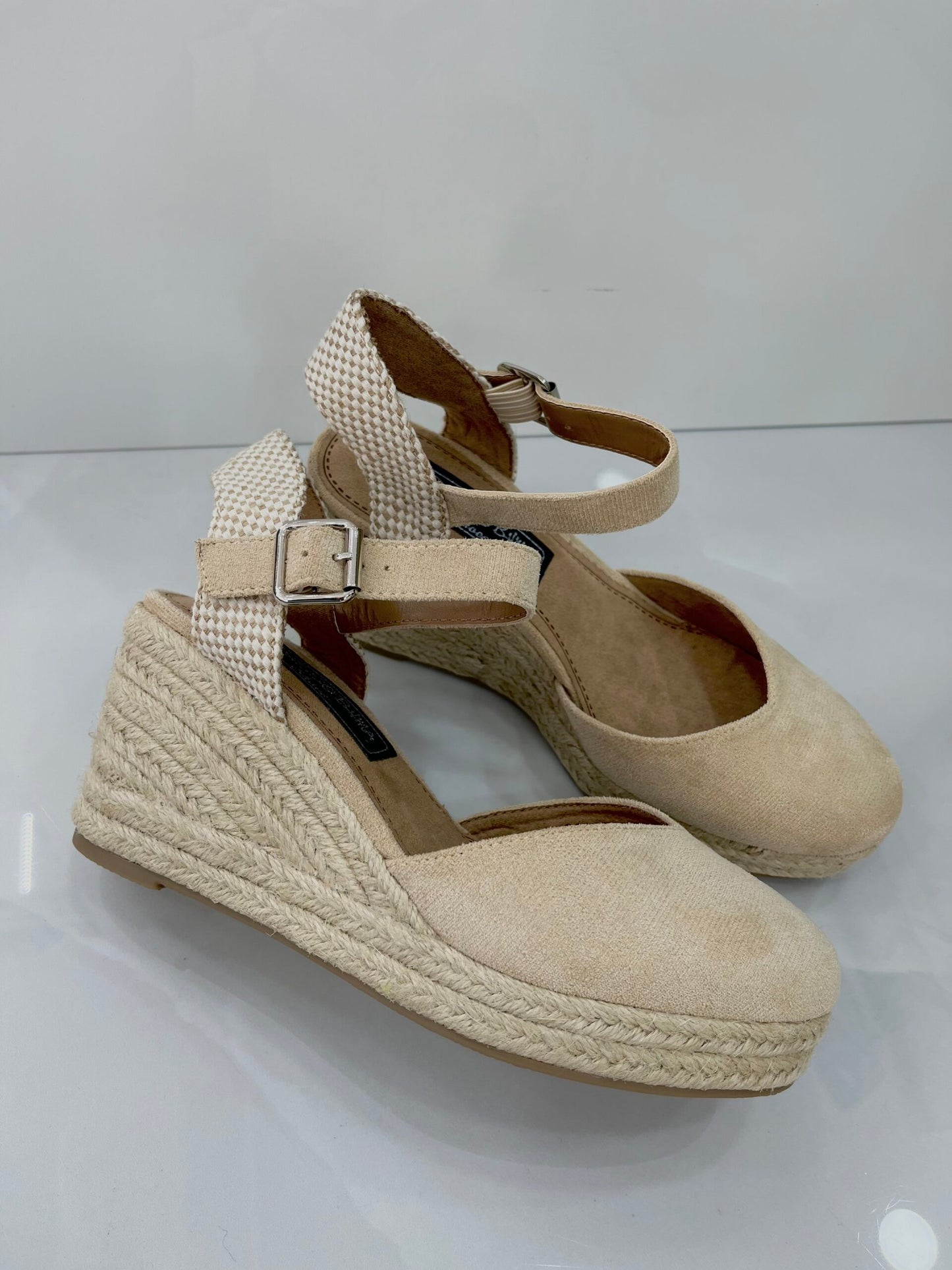 Platform Espadrilles All Beige