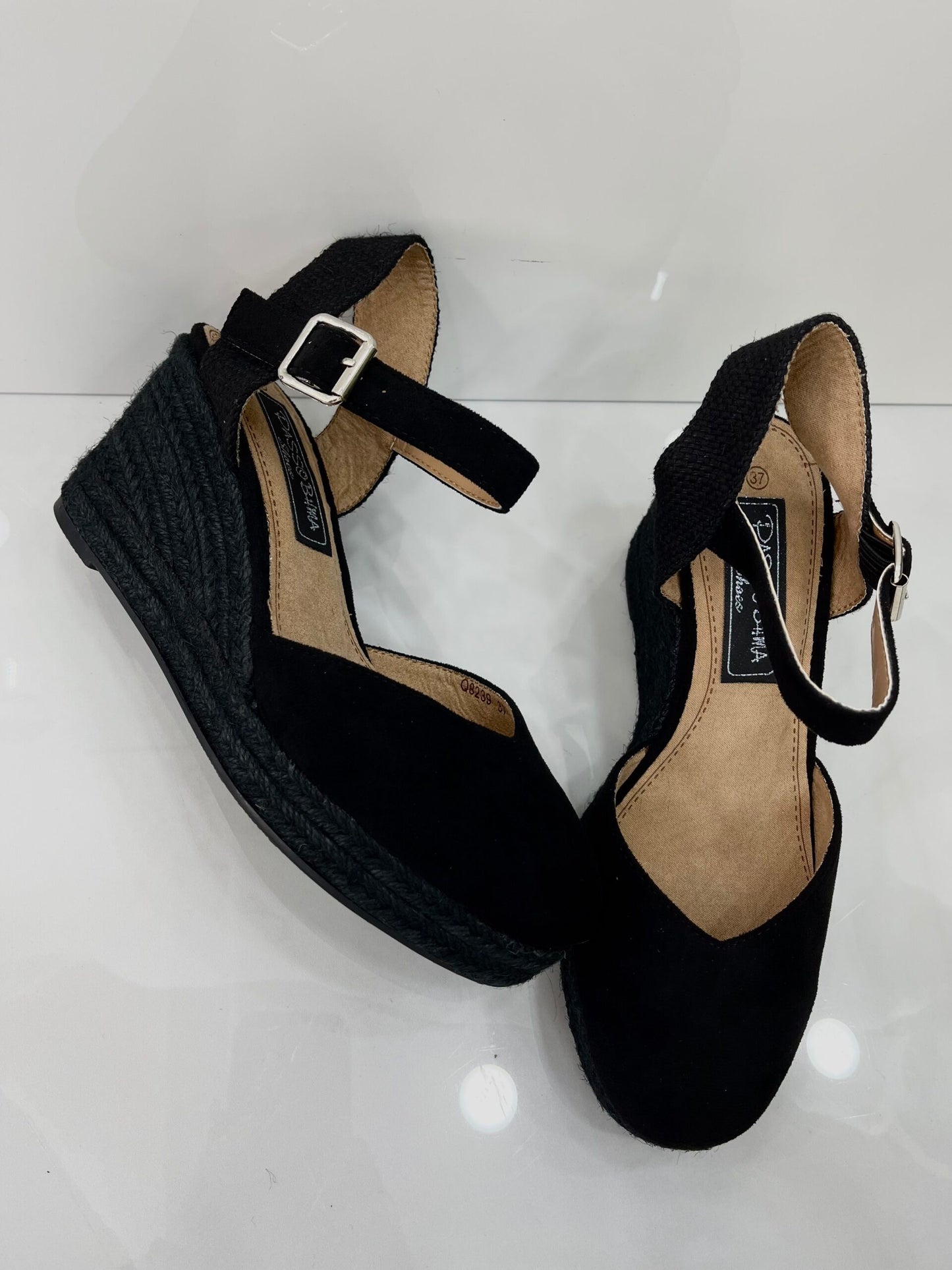 Platform Espadrilles All black
