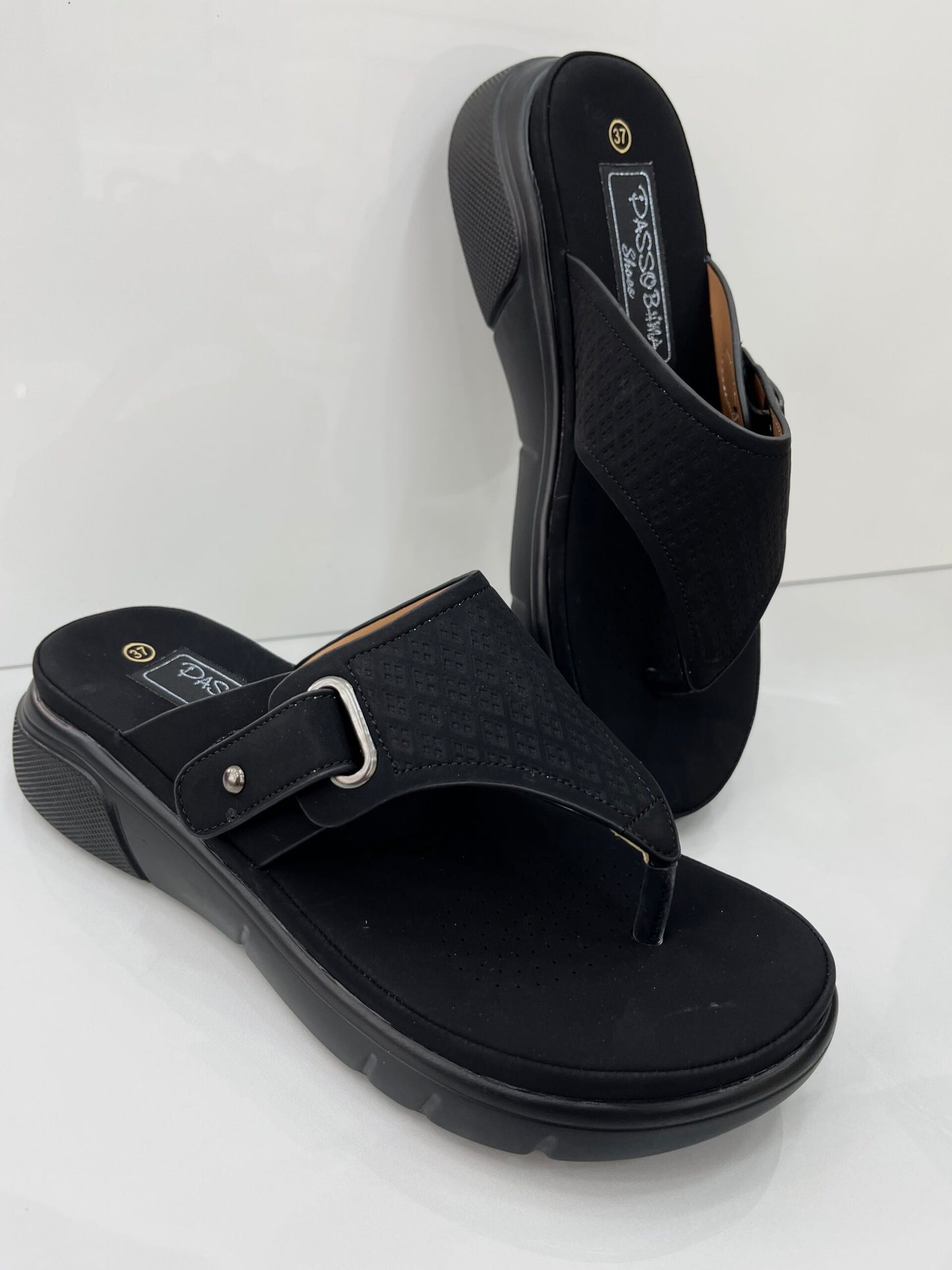 Ανατομική Παντόφλα Black
