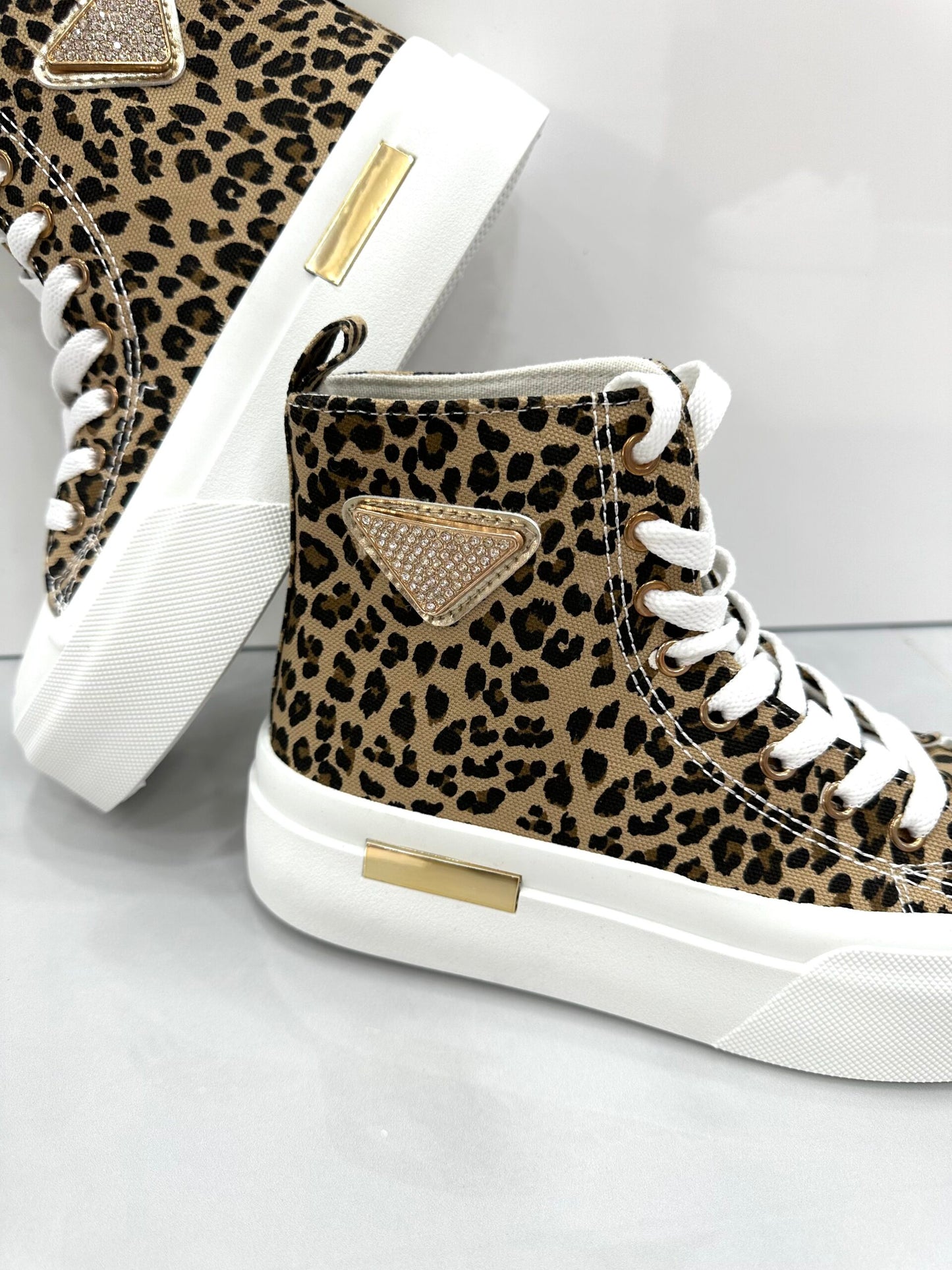 Sneaker Μποτάκι-Σταράκι Leopard
