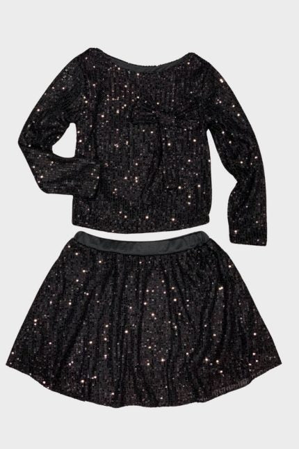 Liza σετ παγιέτες μαύρο