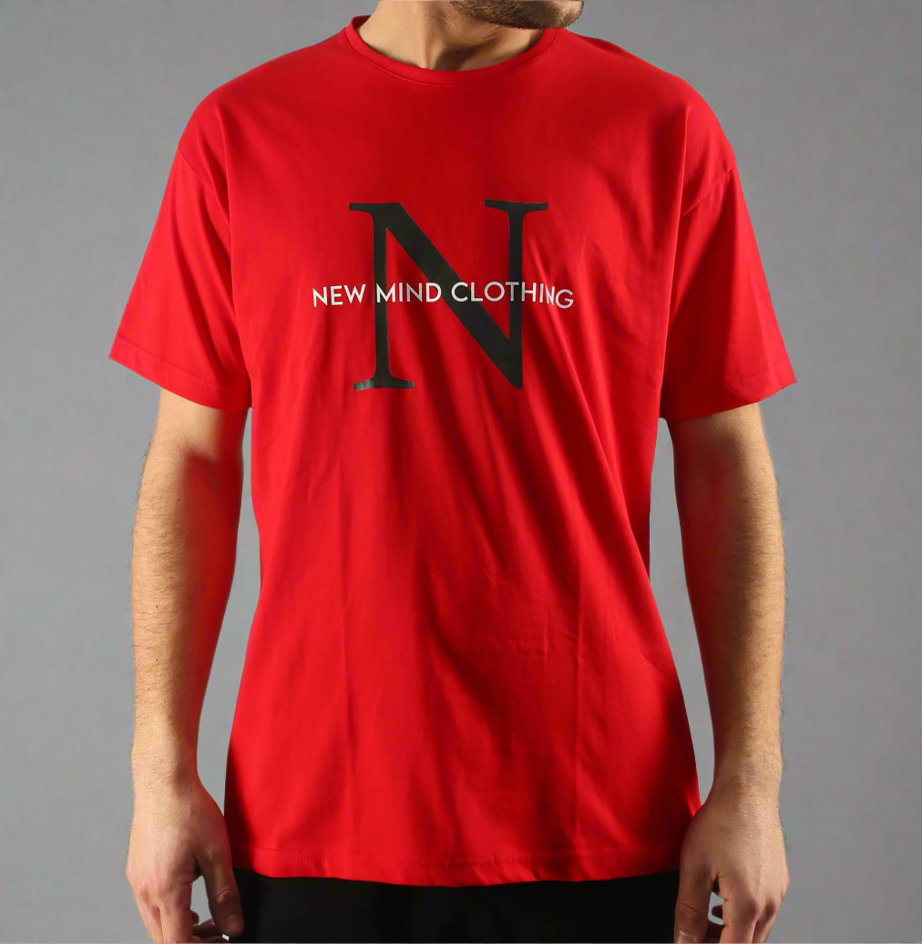 Ανδρικό T-shirt New Mind με στάμπα – 100% Βαμβάκι