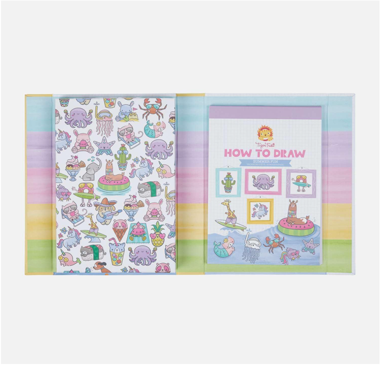 Tiger Tribe How To Draw - Summer Fun Drawing Set BER-3760276