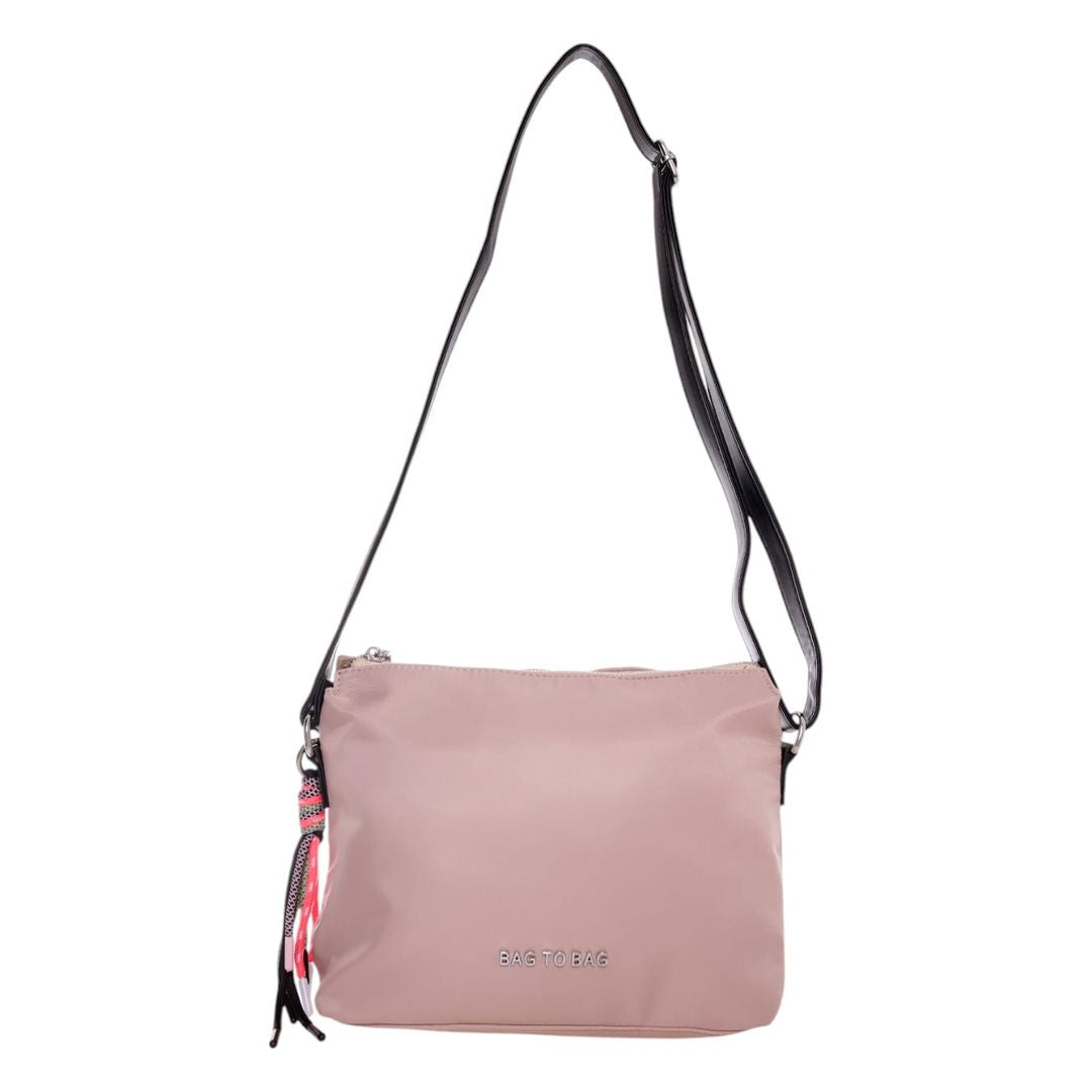Bag to Bag | “Crossbody Bag With Waterproof Fabric - Beige ” | ZM-82B-MC
