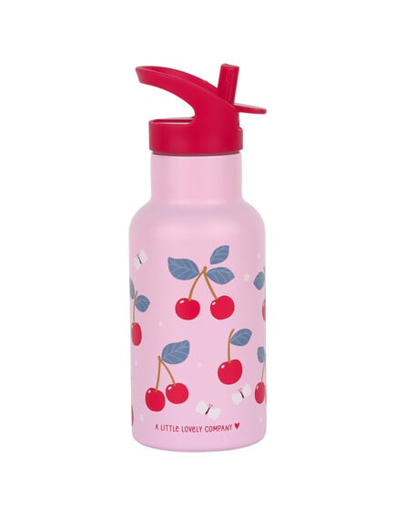 A Little Lovely Company: Μπουκάλι με διπλό τοίχωμα από ανοξείδωτο ατσάλι 350ml - Cherries DBSSCH88