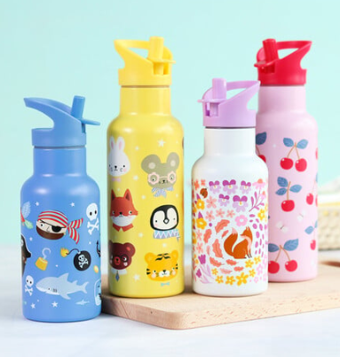 A Little Lovely Company: Μπουκάλι με διπλό τοίχωμα από ανοξείδωτο ατσάλι 350ml - Animal friends DBSSAF87