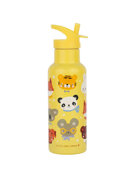 A Little Lovely Company: XL Μπουκάλι με διπλό τοίχωμα από ανοξείδωτο ατσάλι 500ml - Animal Friends DBSXAF91