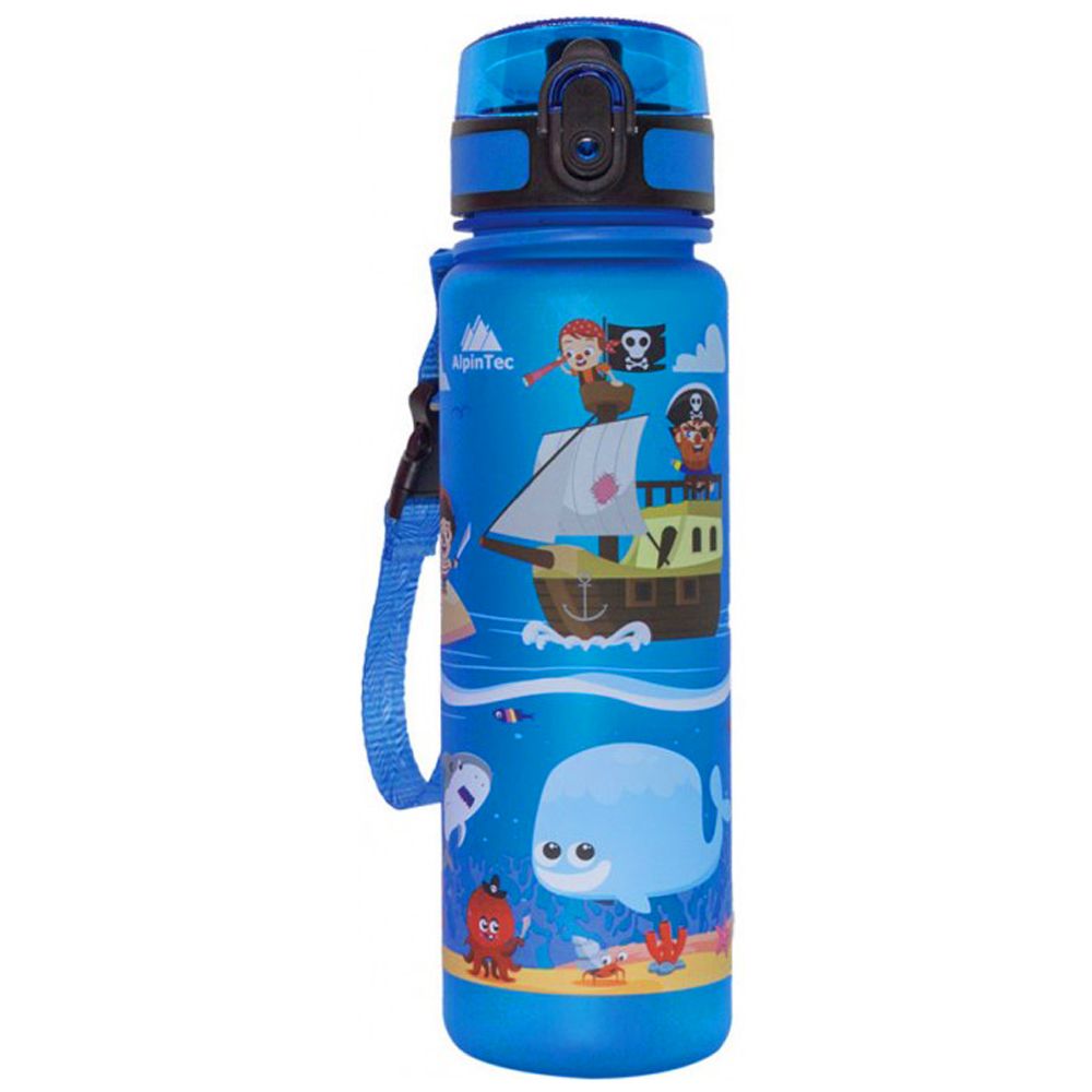AlpinTec Παγούρι Kids 500Ml Pirates - Πειρατές Μπλε C-500BE-PIR
