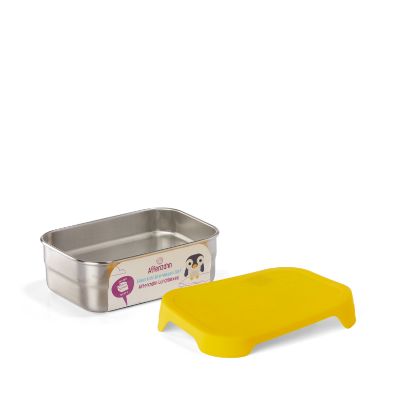 AFFENZAHN. Σετ από 2 ανοξείδωτα τάπερ φαγητού Τιγράκι