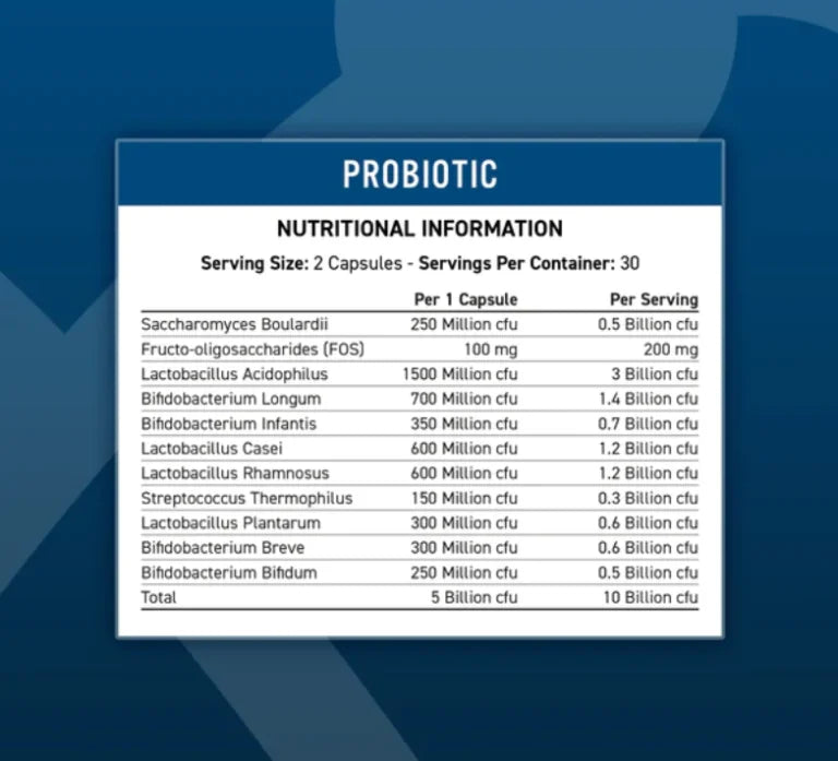 APPLIED NUTRITION Probiotic - Advanced Multi-Strain Formula / 60 Caps