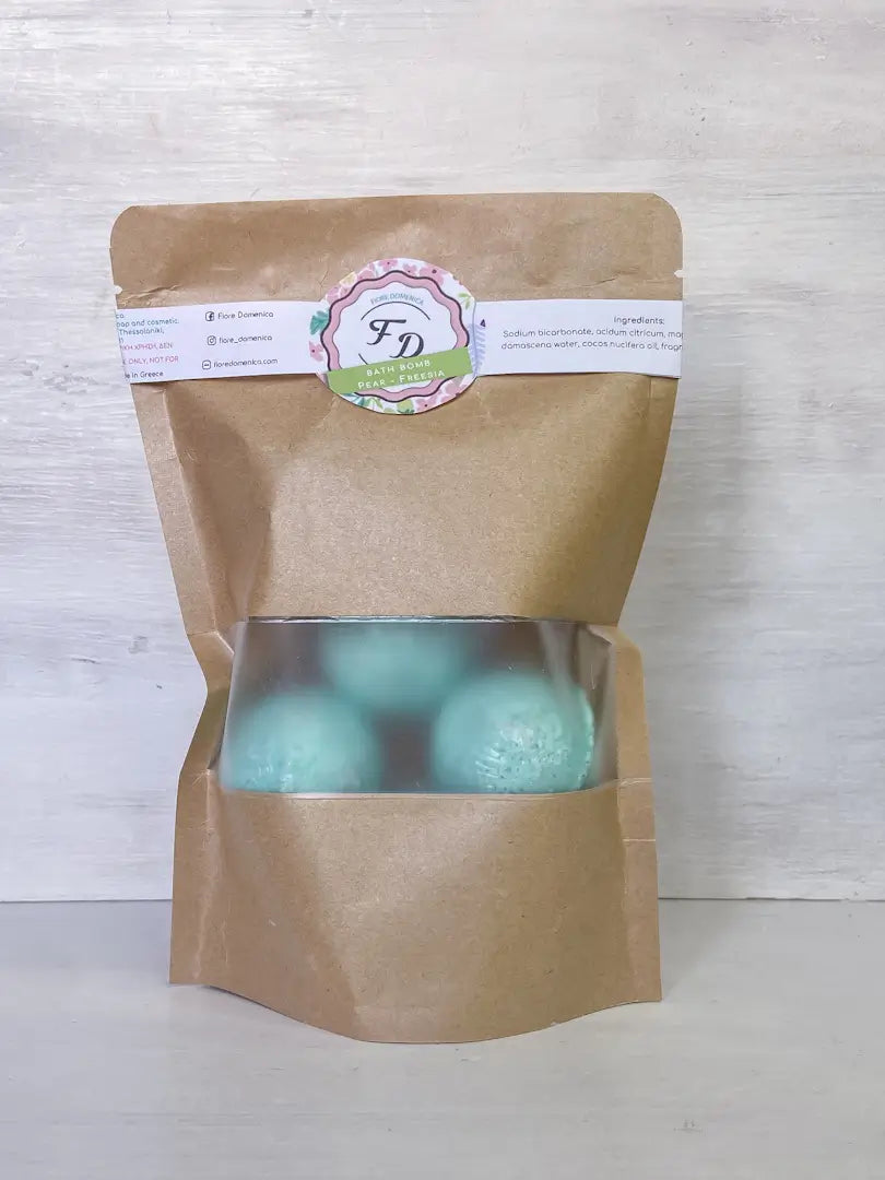 Bath Bomb mini Set Freesia Pear