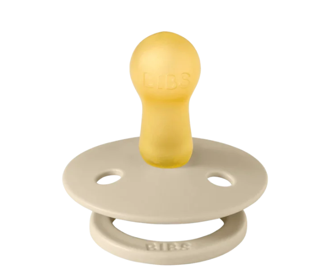 BibsxLiberty σετ πιπίλες 2τμχ–bobo latex ivory mix–στρόγγυλη No1 11020101