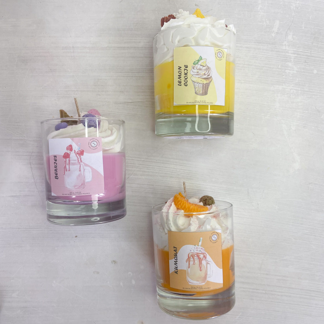 Berries Milkshake Candle